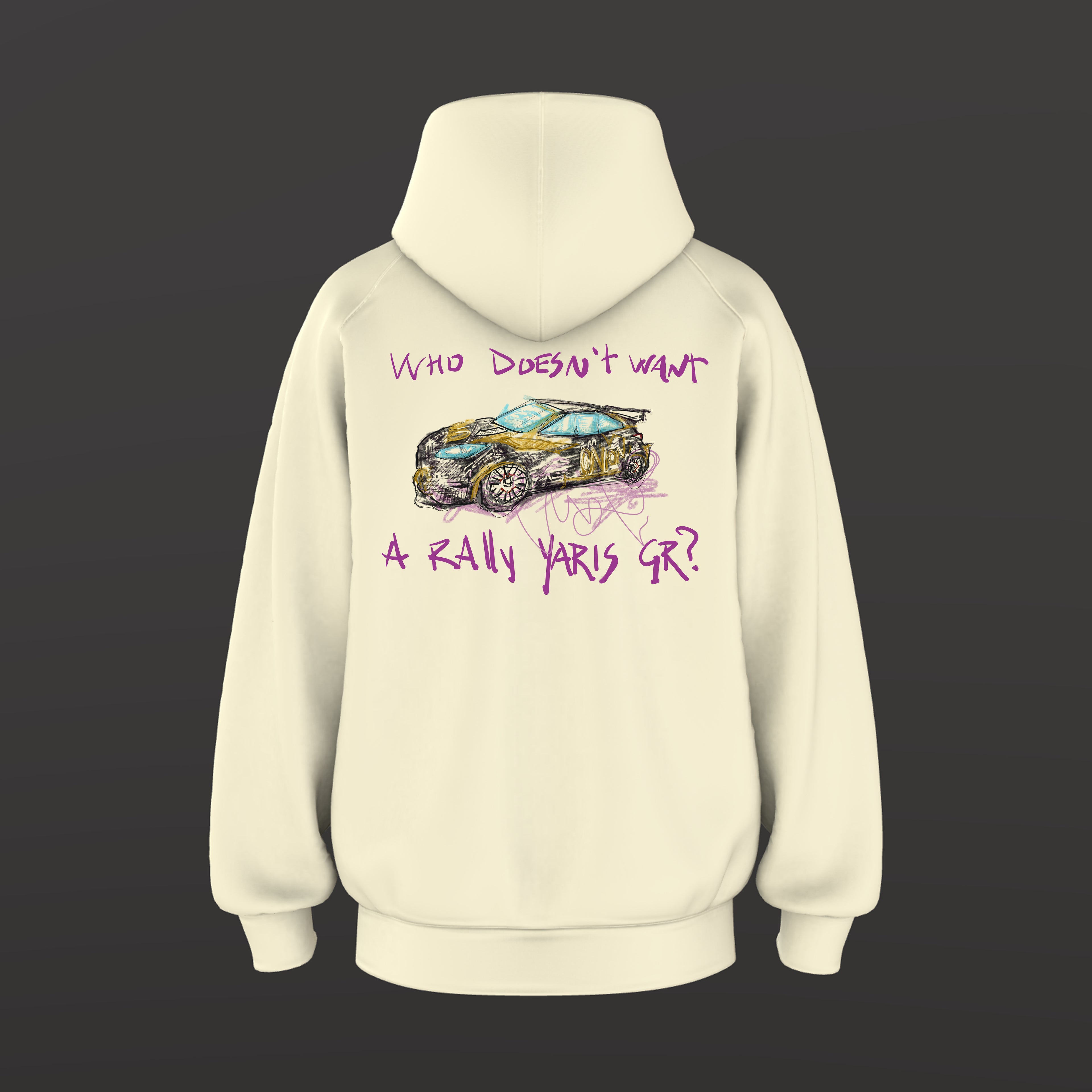 Felpa "Who doesn't want a rally Yaris GR"